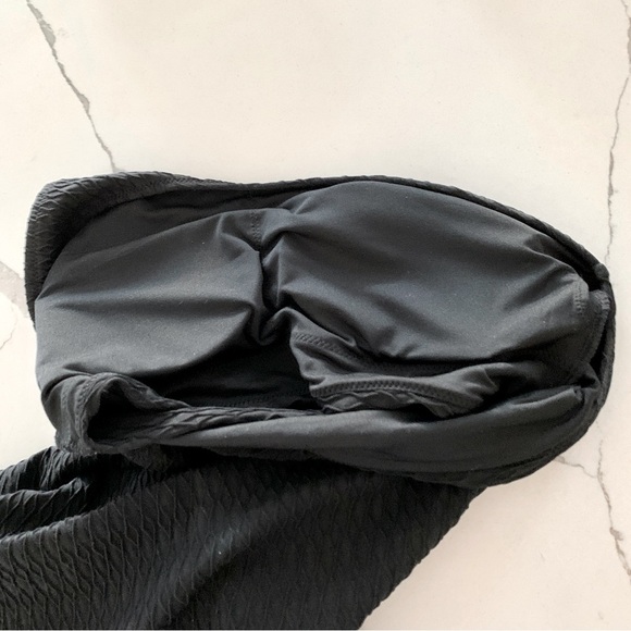 Victoria’s Secret Black Textured Cut-Out Swim Dress - Picture 9 of 13